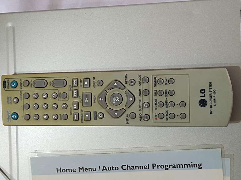 LG DVD recording player - working