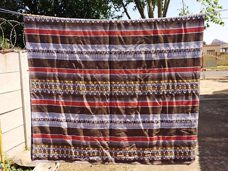 Vintage Mexican style blanket