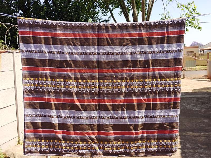 Vintage Mexican style blanket