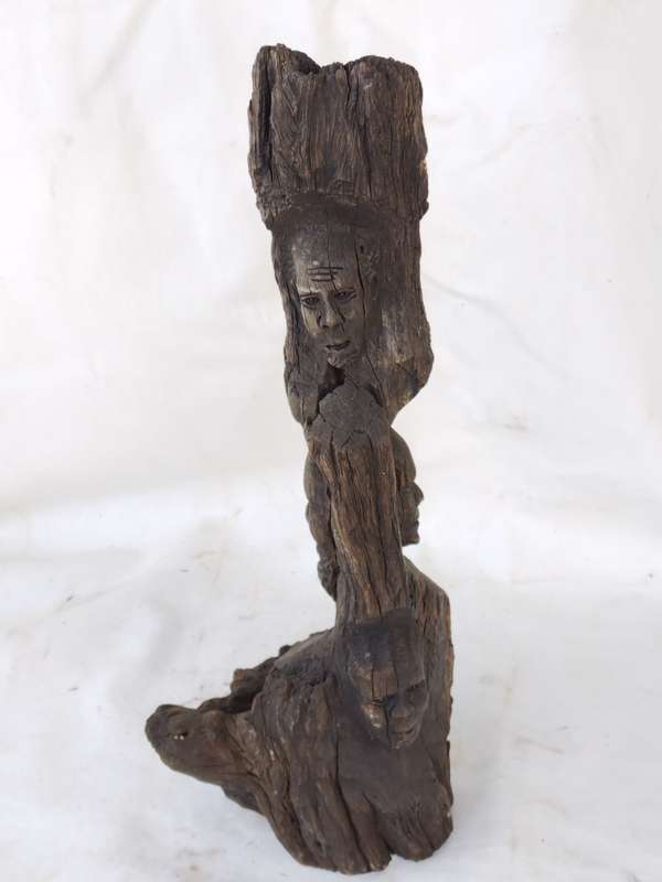 Carved wooden piece