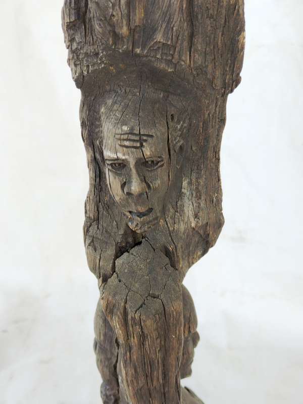 Carved wooden piece