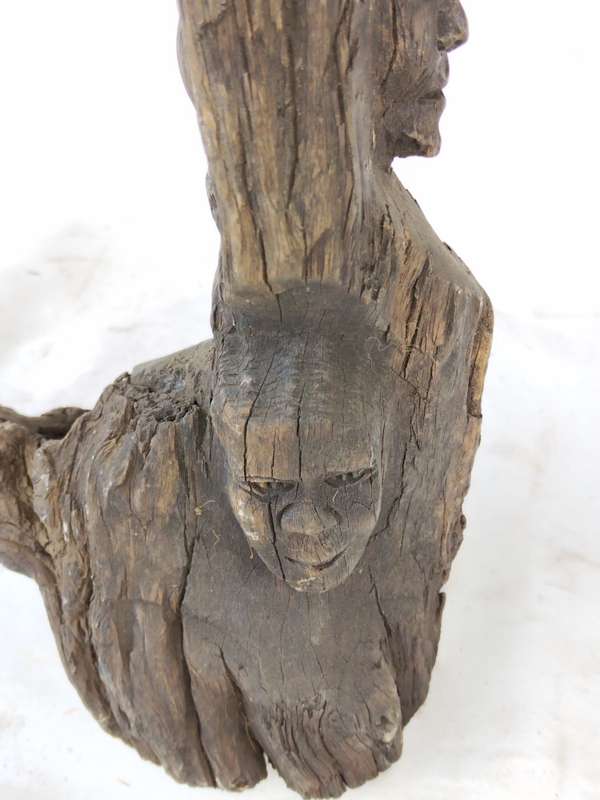 Carved wooden piece