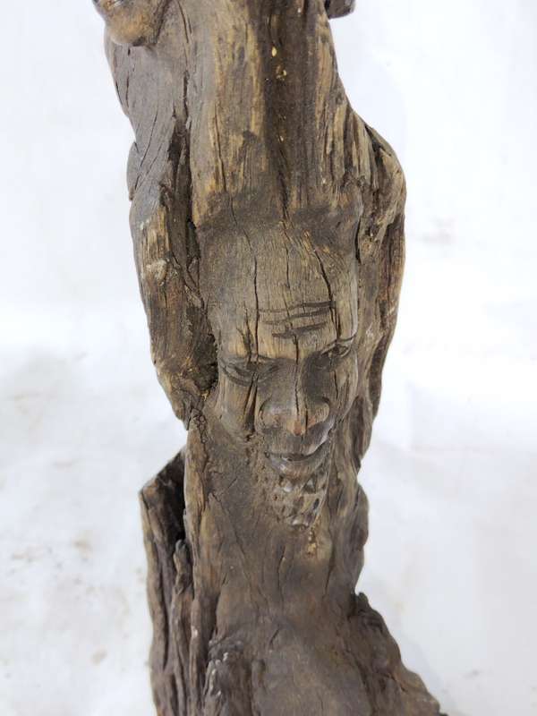 Carved wooden piece