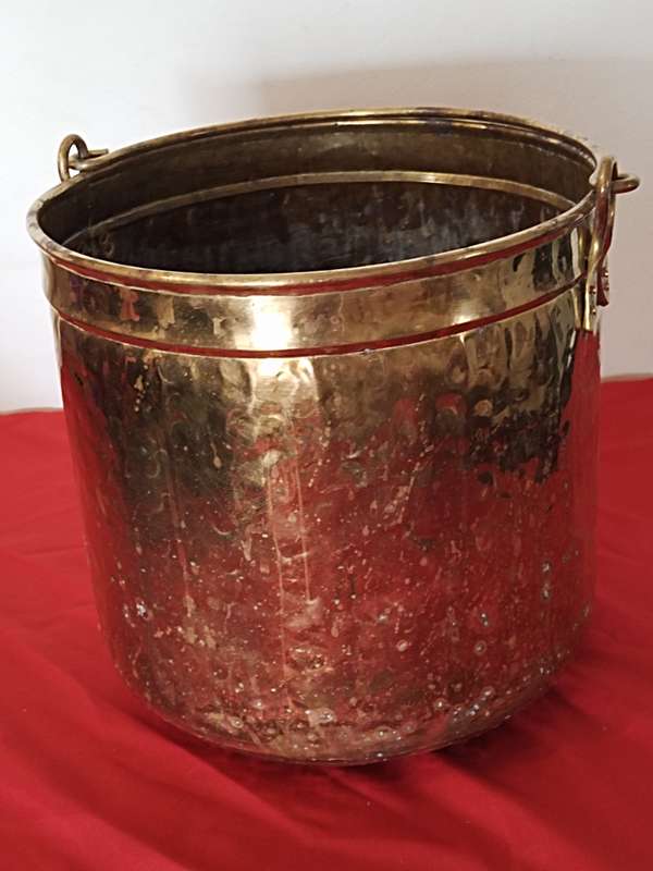 Large Brass planter