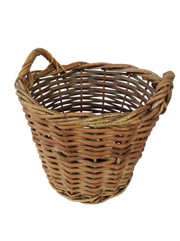 Vintage Woven basket with 2 handles