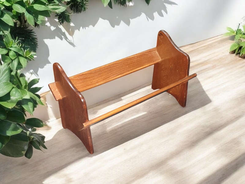 Wooden book stand