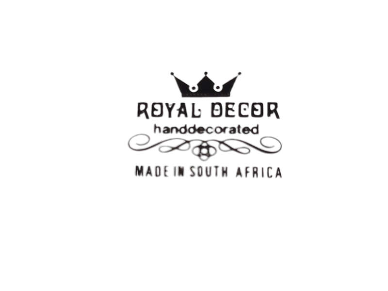 Royal Decor, Made in South Africa decor plate