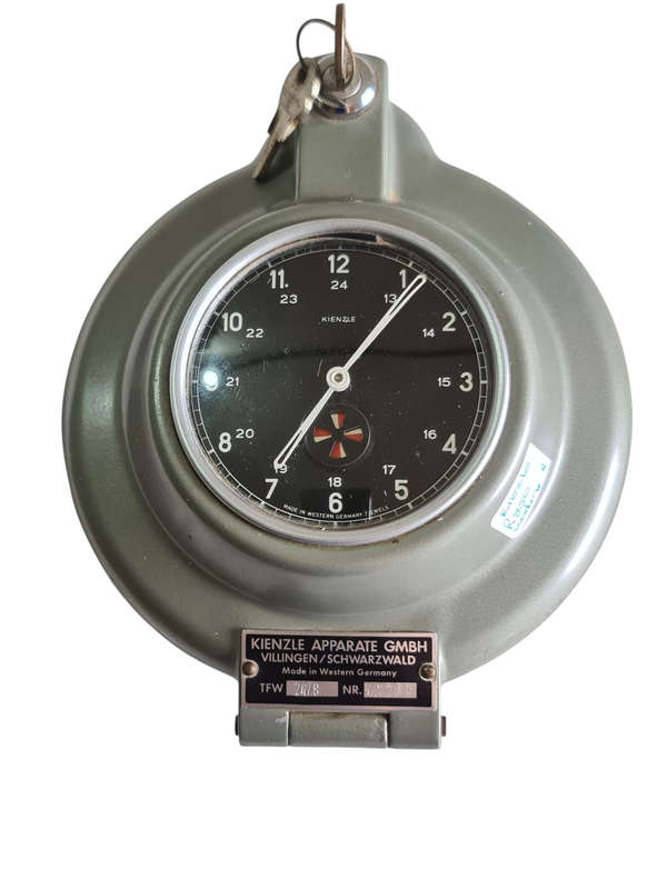 Vintage West German Kienzle Apparate GMBH Car and PlaneTachometer.