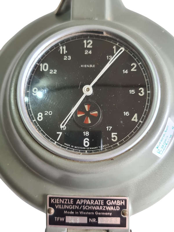 Vintage West German Kienzle Apparate GMBH Car and PlaneTachometer.