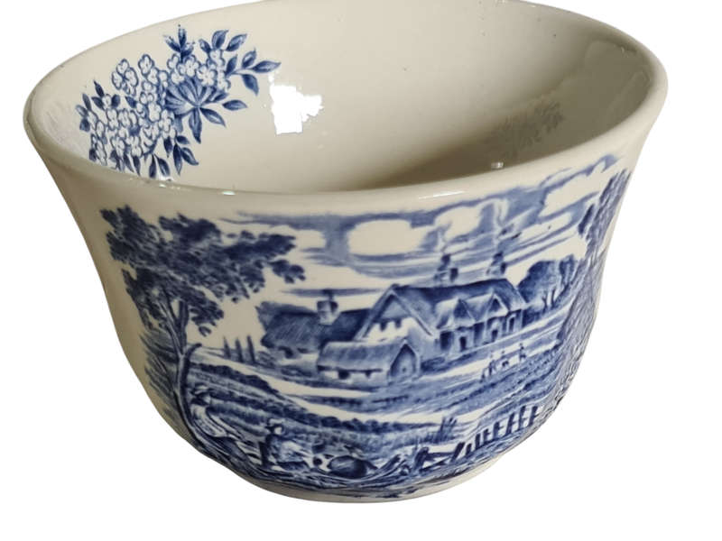 Ridgeway Ironstone Staffordshire England Meadowsweet sugar bowl