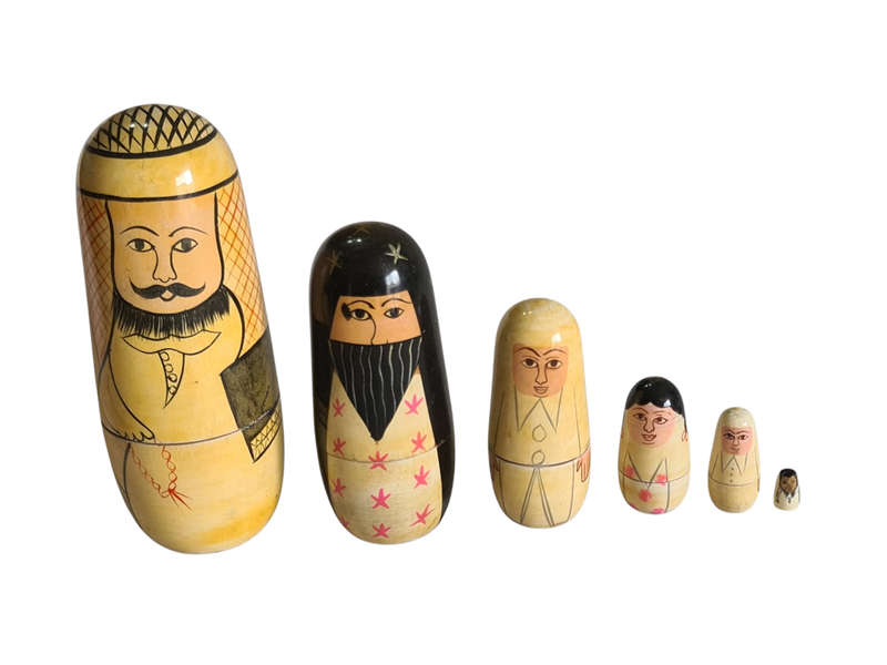 X6 Piece Russian Arabian Dolls