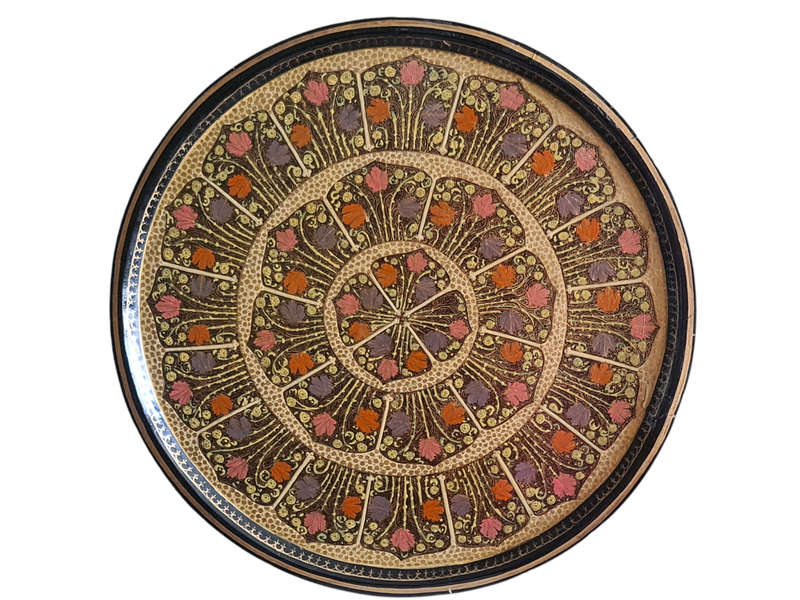Vintage Paper Mache tray. For decor only