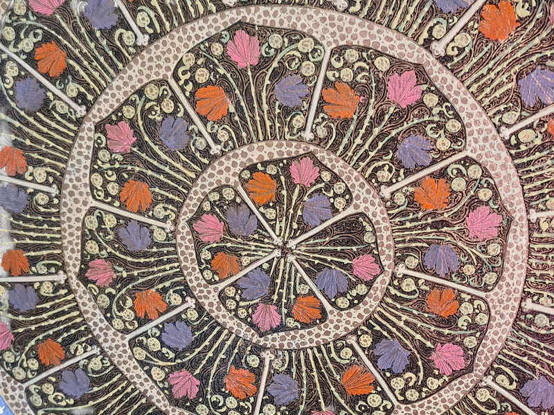 Vintage Paper Mache tray. For decor only