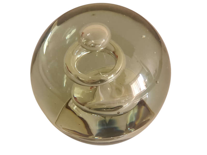 Vintage glass paper weight