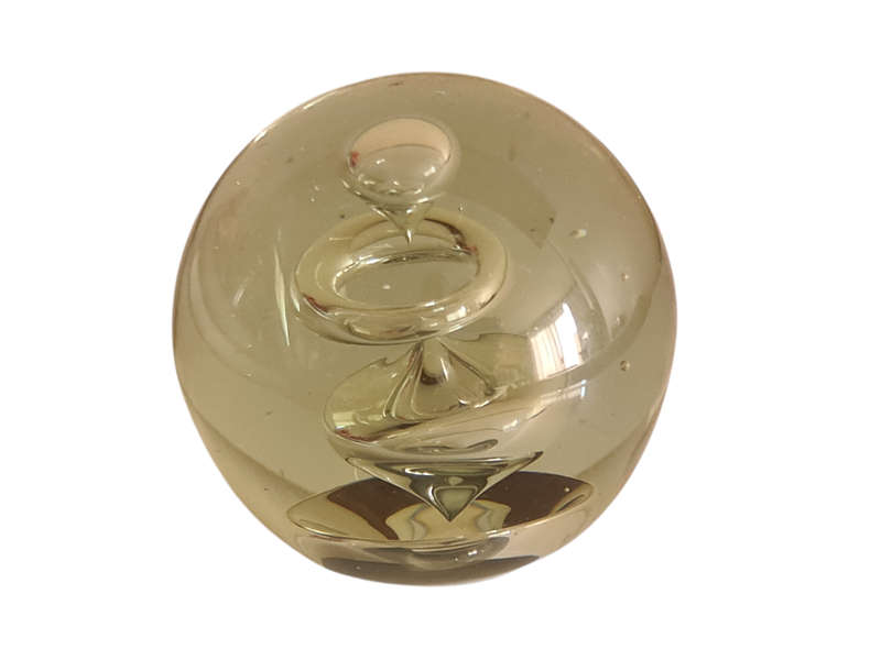Vintage glass paper weight