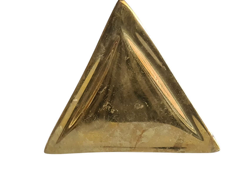 Brass Pyramid paperweight