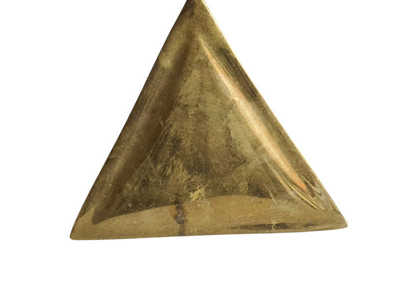 Brass Pyramid paperweight