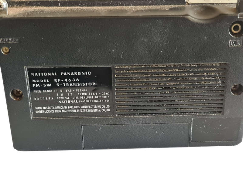 National Panasonic portable Radio