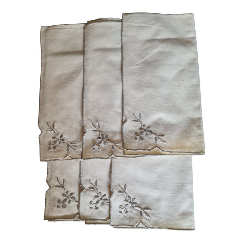 X6 Vintage Serviettes