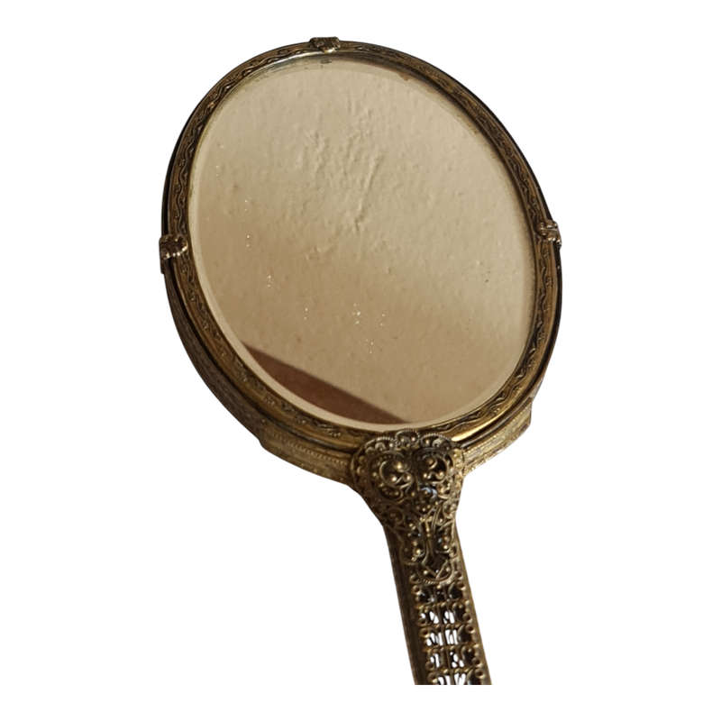 Vintage hand mirror