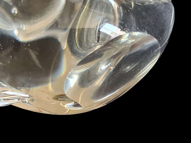 Glass Rabit paperweight