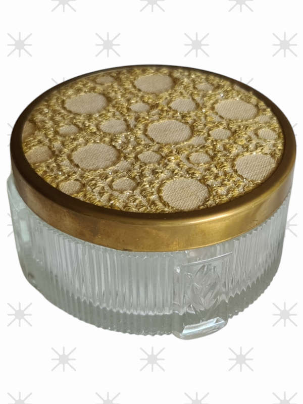 Vintage glass Trinket Box