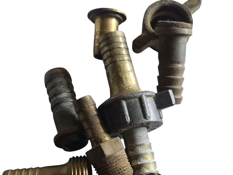 Vintage Brass hose pipe connections