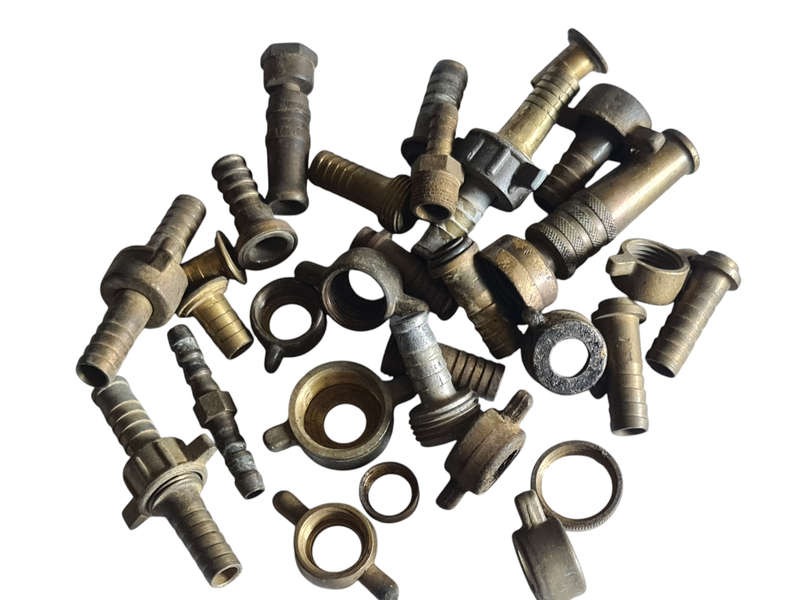 Vintage Brass hose pipe connections