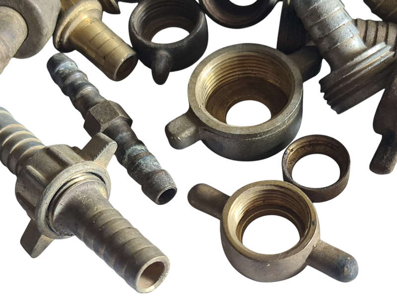 Vintage Brass hose pipe connections