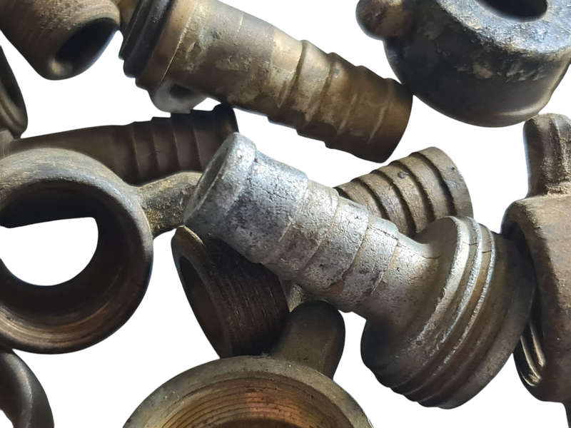 Vintage Brass hose pipe connections