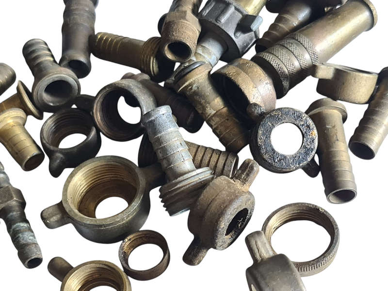 Vintage Brass hose pipe connections
