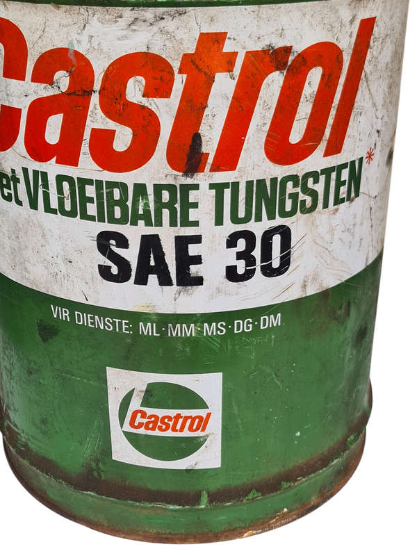 Castrol met Vloeibare tungsten 20L (In Afrikaans and English) TIN