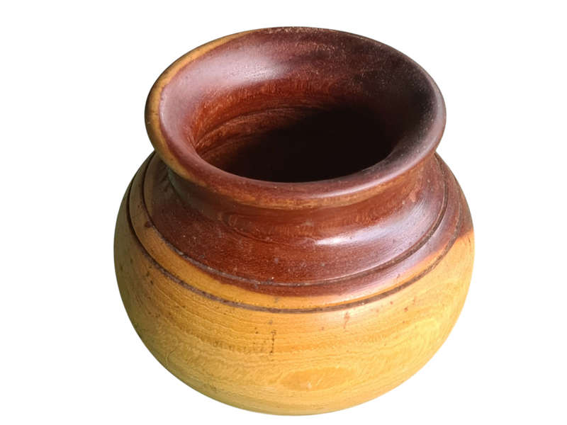 Wooden machine turned bowl
