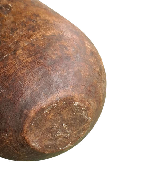 African: Carved wooden Milk container