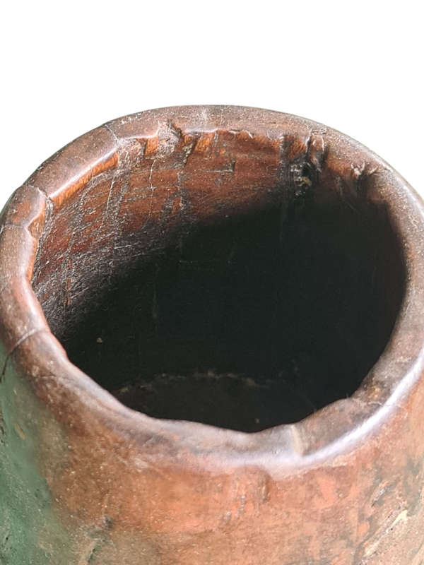 African: Wooden Measuring Bowl