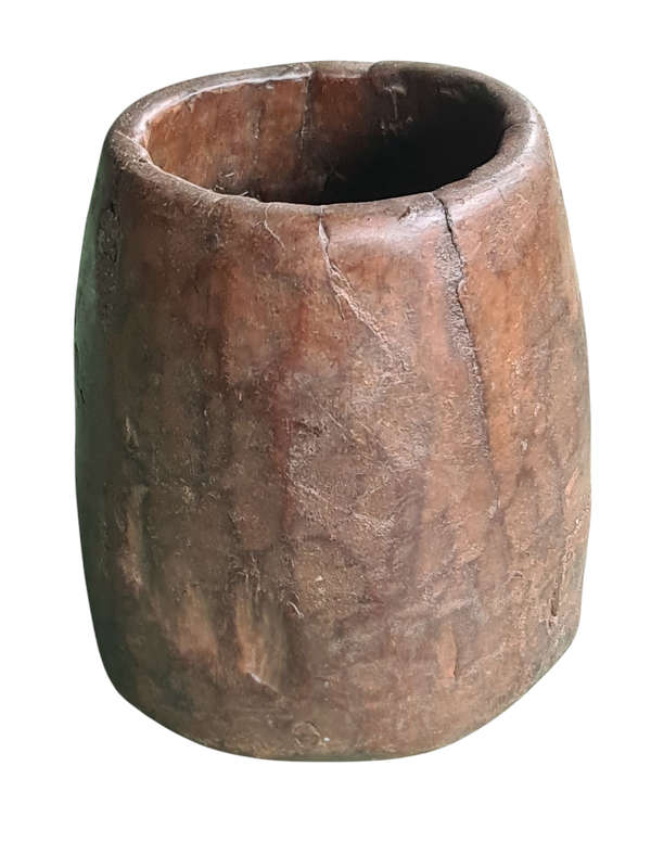 African: Wooden Measuring Bowl