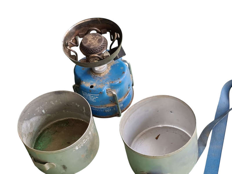 Camping Gaz, Globe Trotter: Gas stove with small pots