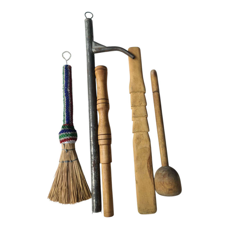 Vintage Hand pump and other African items