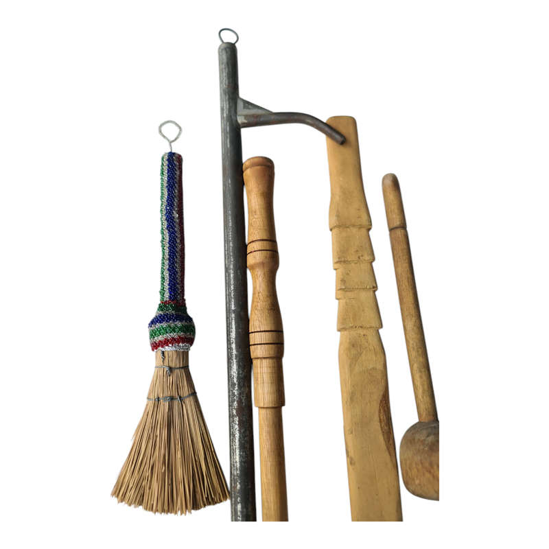 Vintage Hand pump and other African items