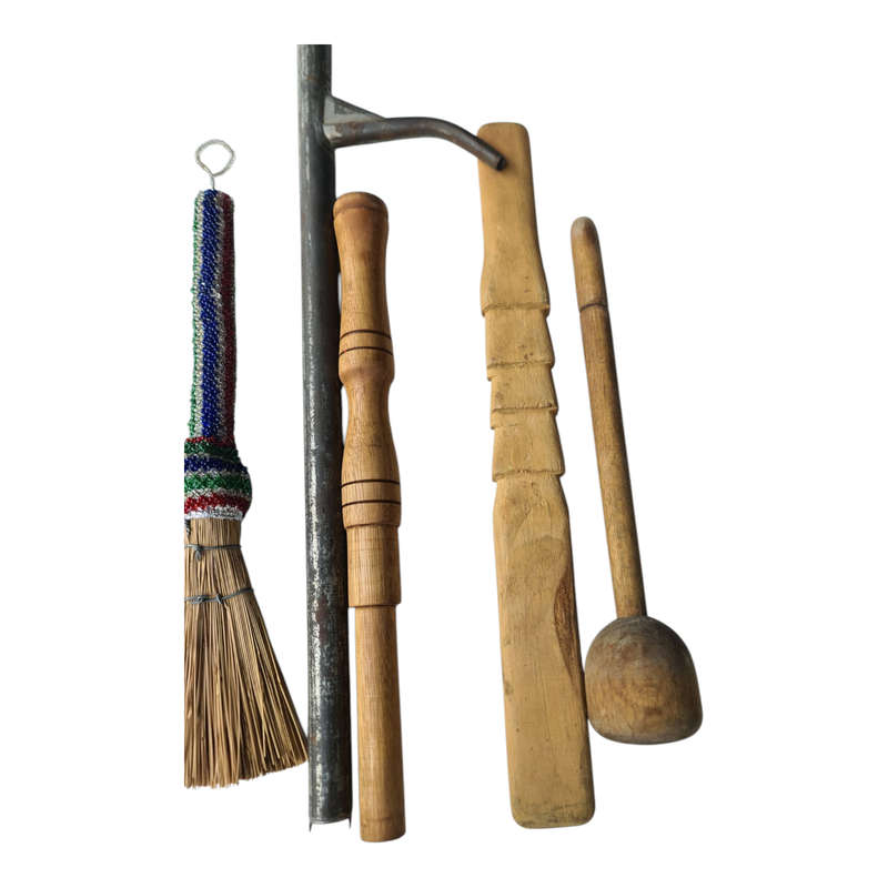 Vintage Hand pump and other African items