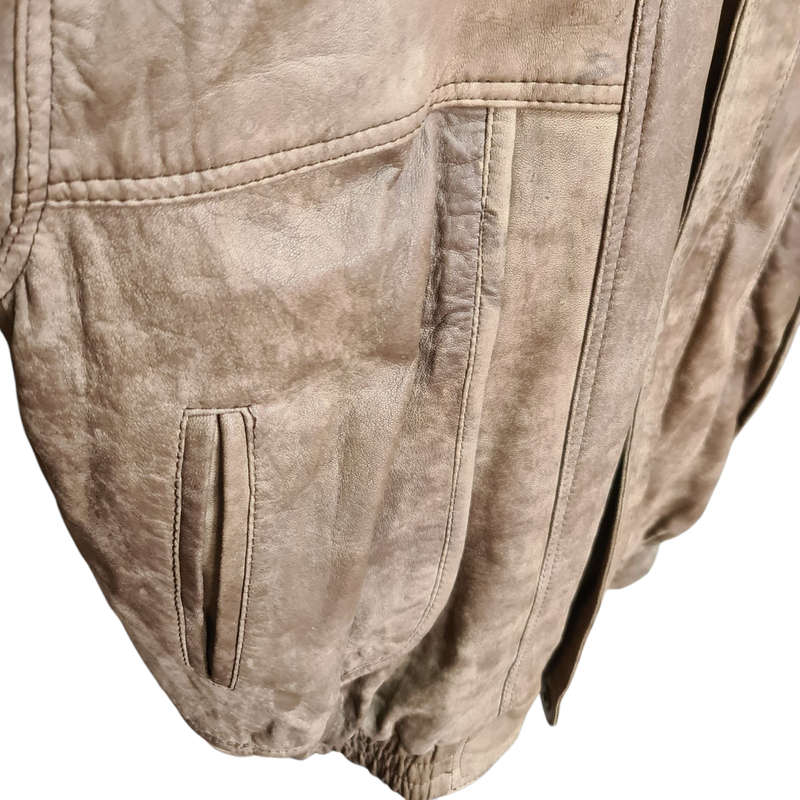 The Piece Arrow, Genuine Leather by A.F.I.C. Leather Jacket.