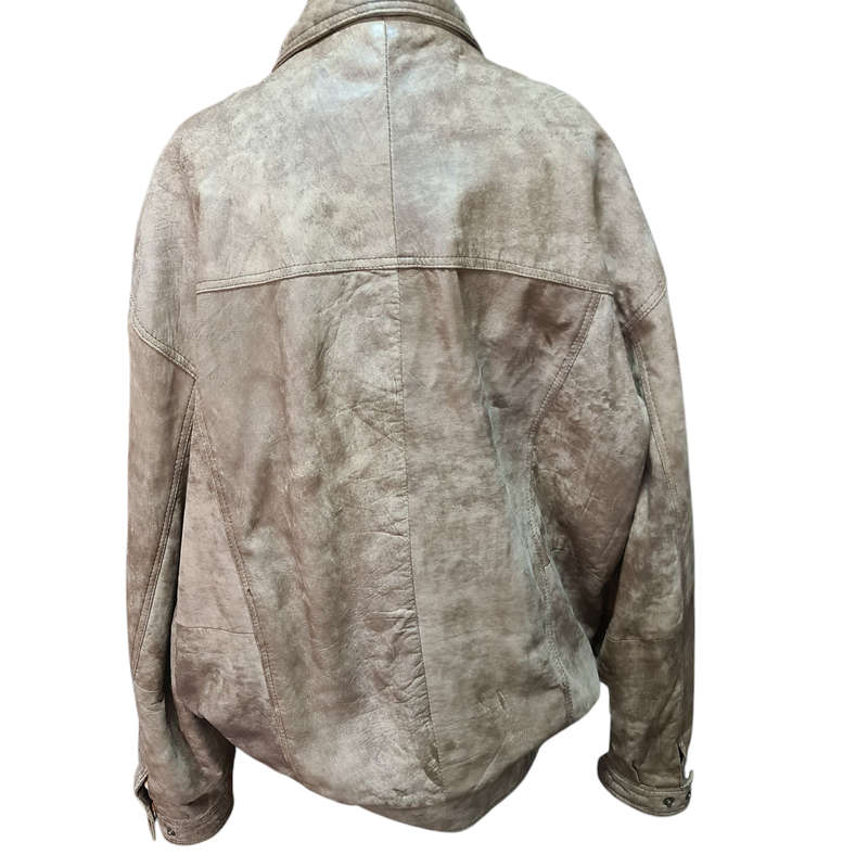 The Piece Arrow, Genuine Leather by A.F.I.C. Leather Jacket.