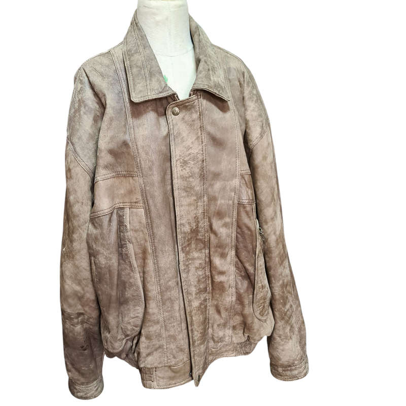 The Piece Arrow, Genuine Leather by A.F.I.C. Leather Jacket.