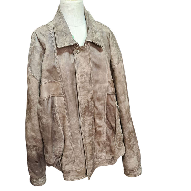 The Piece Arrow, Genuine Leather by A.F.I.C. Leather Jacket.