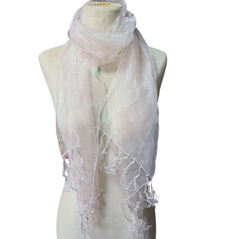 Soft pink vintage scarf