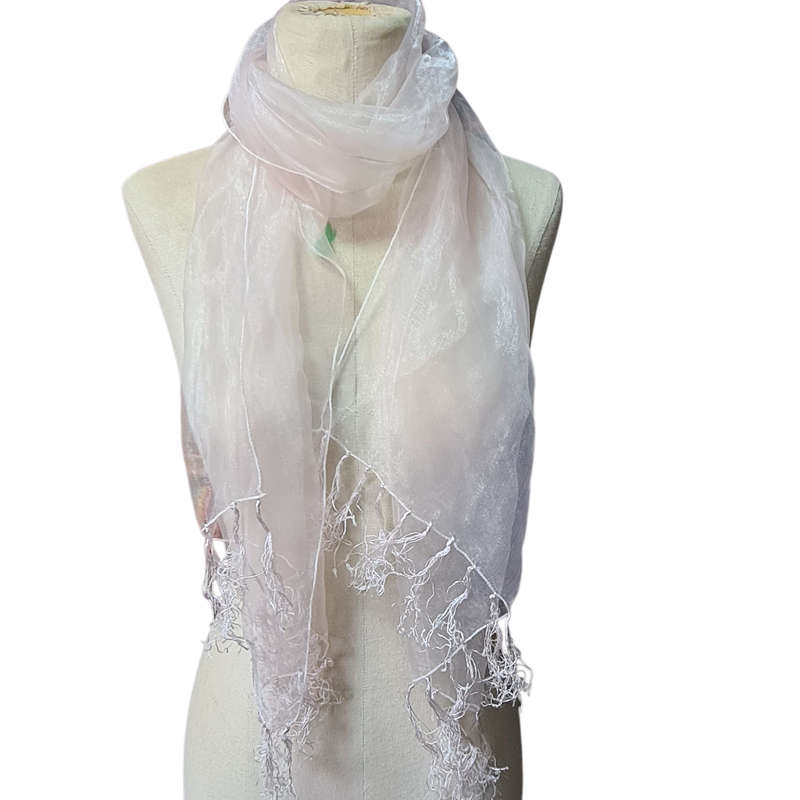 Soft pink vintage scarf