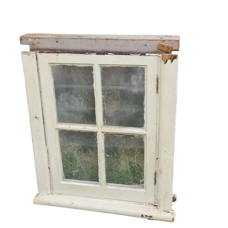 Antique Window Frame with Window