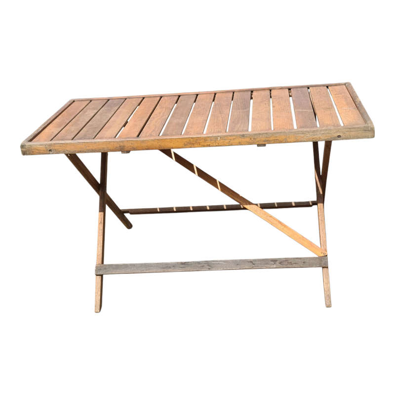 Vintage Wooden Fold up Table