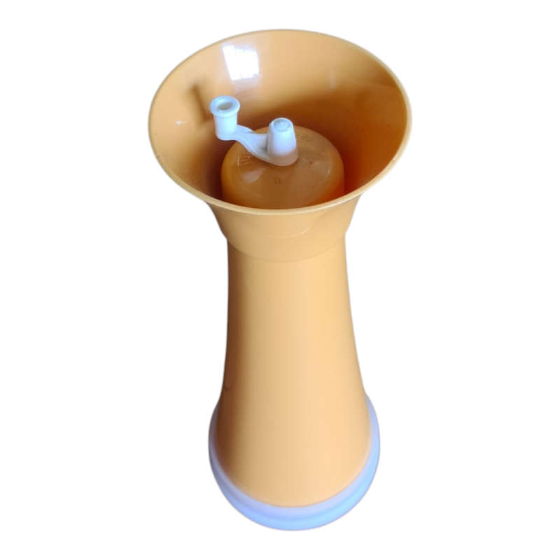 Orange Tupperware Salt shaker