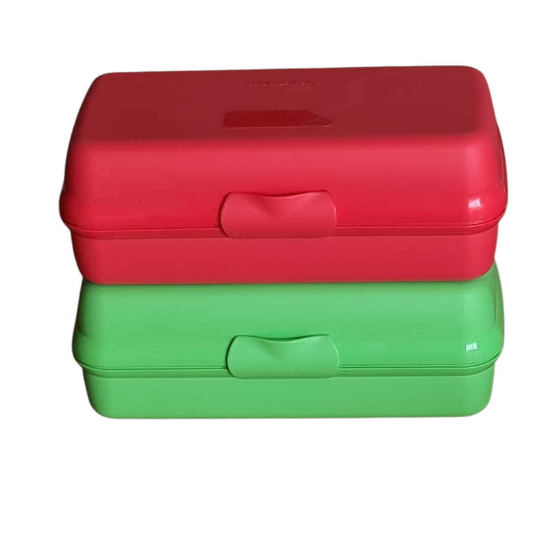 Tupperware:  x2 storage Bowls (37558-2) pink & green